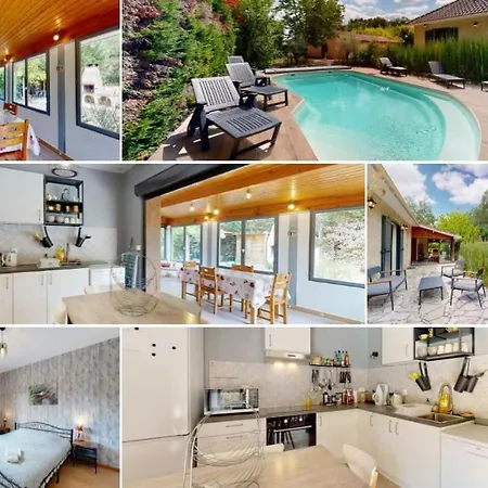 Feriehus Charmante Maison Avec Parc Arbore & Piscine Au Sel Saint-Laurent-des-Hommes