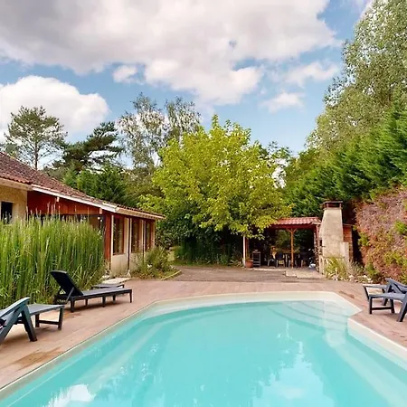 Feriehus Charmante Maison Avec Parc Arbore & Piscine Au Sel Saint-Laurent-des-Hommes